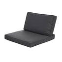 Polyrotan Loungeset / Tuinset Salou - Zwart - Incl. Kussens