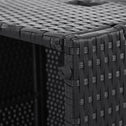 Polyrotan Loungeset / Tuinset Salou - Zwart - Incl. Kussens
