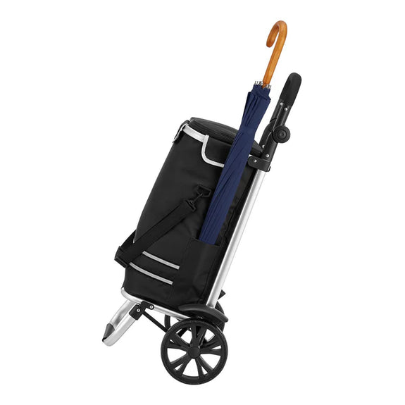 3in1 boodschappentrolley - 56 Liter - Zwart - Afbeelding 3