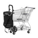 3in1 boodschappentrolley - 56 Liter - Zwart