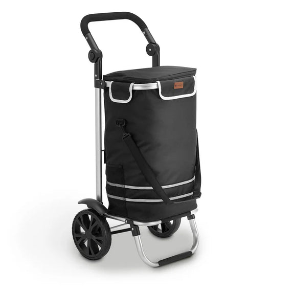 3in1 boodschappentrolley - 56 Liter - Zwart - Afbeelding 1