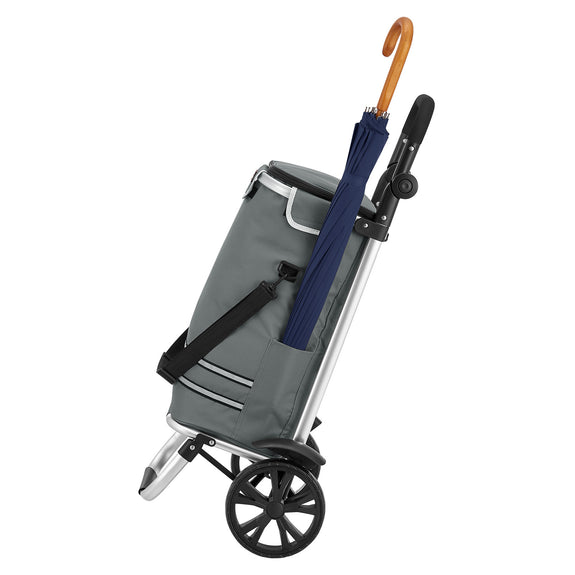 3in1 boodschappentrolley - 56L - Grijs - Afbeelding 2