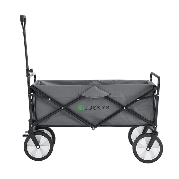 Inklapbare Bolderkar / Transportwagen - Max. 100 kg - Donkergrijs - Afbeelding 3