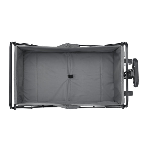 Inklapbare Bolderkar / Transportwagen - Max. 100 kg - Donkergrijs - Afbeelding 4