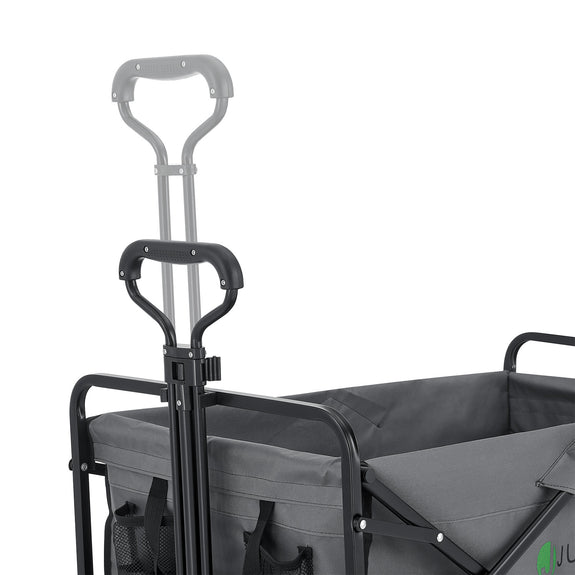 Inklapbare Bolderkar / Transportwagen - Max. 100 kg - Donkergrijs - Afbeelding 9