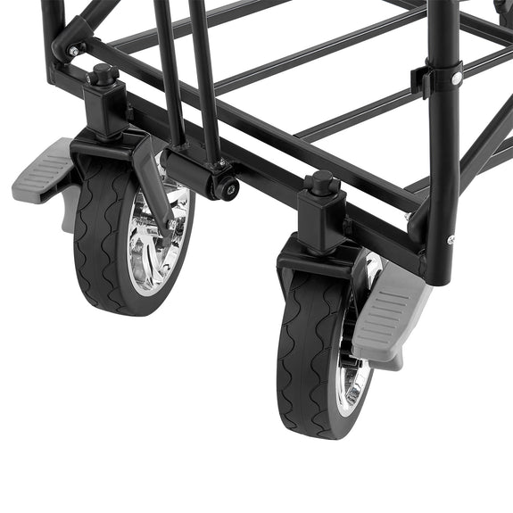 Inklapbare Bolderkar / Transportwagen - Max. 120 kg - Grijs - Incl. Dak & Tas - Afbeelding 12