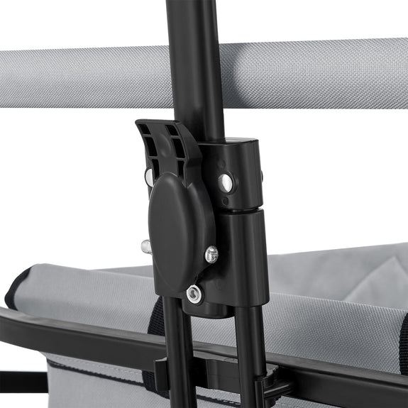Inklapbare Bolderkar / Transportwagen - Max. 120 kg - Grijs - Incl. Dak & Tas - Afbeelding 13