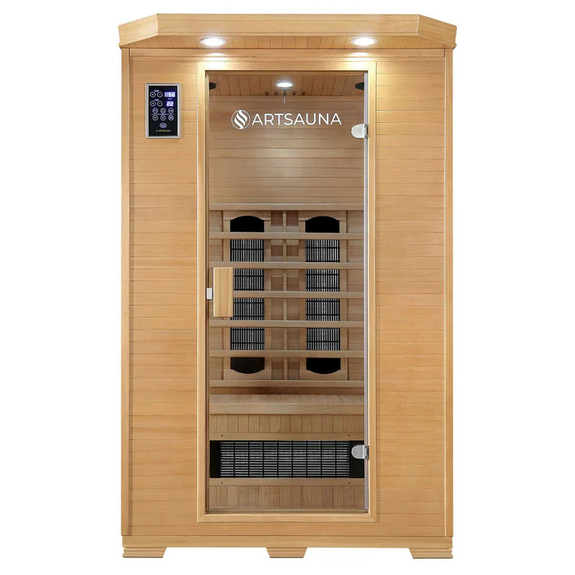 Infraroodcabine Oslo - 120x100x190cm - Keramische Verwarming - 2 personen - Afbeelding 17