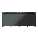 Metalen Containerberging / Opbergbox / Tuinopslagbox Arel - Voor 120L of 240L Afvalbakken - 4-Delig