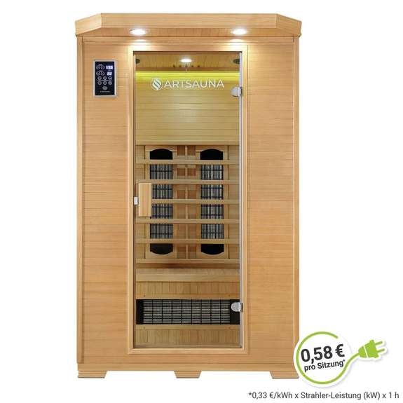 Infraroodcabine Oslo - 120x100x190cm - Keramische Verwarming - 2 personen - Afbeelding 18