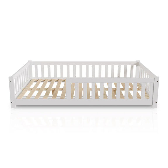 Kinderbed Naya - 120 x 200 cm - Wit - Afbeelding 1