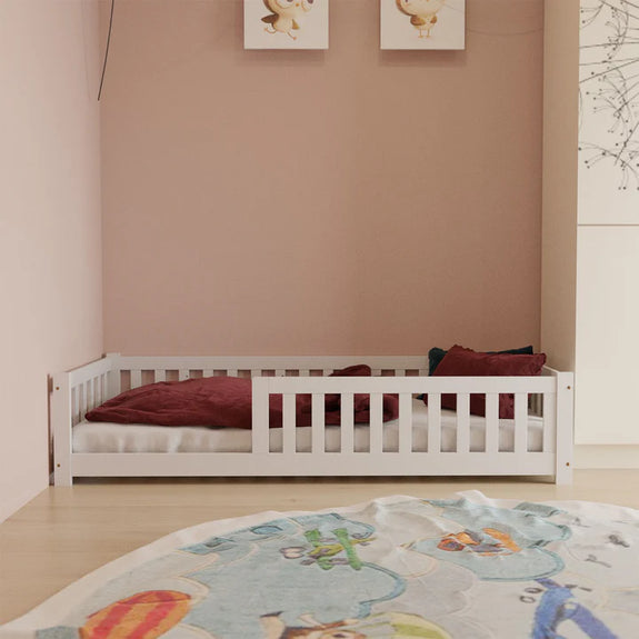 Kinderbed Naya - 140 x 200 cm - Wit - Afbeelding 2
