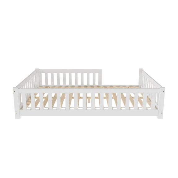 Kinderbed Naya - 140 x 200 cm - Wit - Afbeelding 3