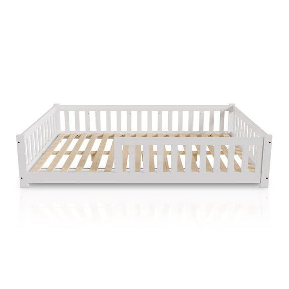 Kinderbed Naya - 140 x 200 cm - Wit - Afbeelding 1