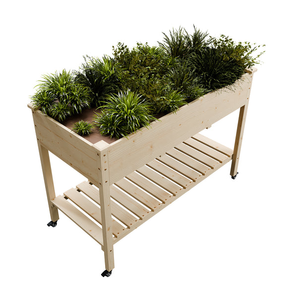 Verhoogde Plantenbak Freya - Met wielen - Afbeelding 4