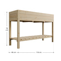 Verhoogde Plantenbak Freya - Hout