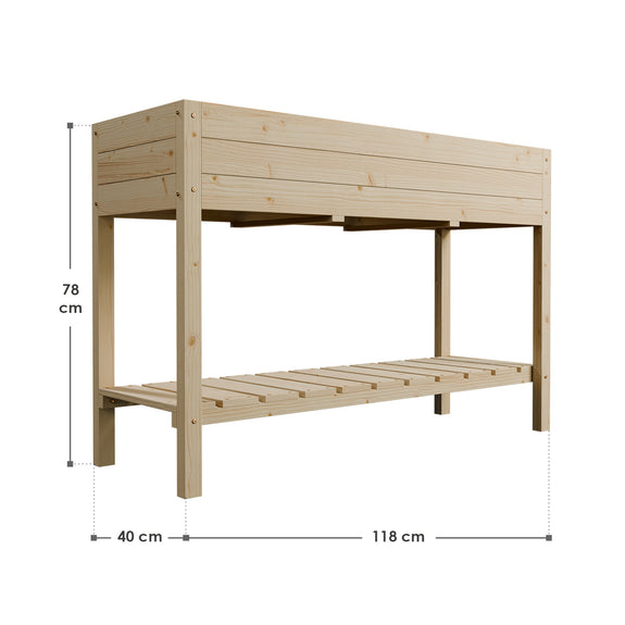 Verhoogde Plantenbak Freya - Hout - Afbeelding 14