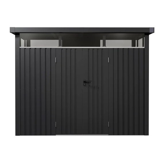 Metalen Gereedschapsschuur / Opbergschuur / Tuinschuur / Berging Lucerne - Antraciet - 7,8 m² - Afbeelding 6