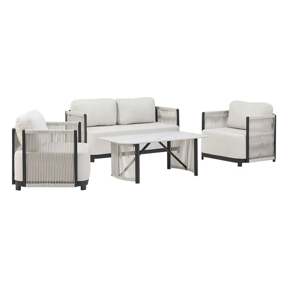 Tuinmeubelset - Curacao - Beige - Afbeelding 3