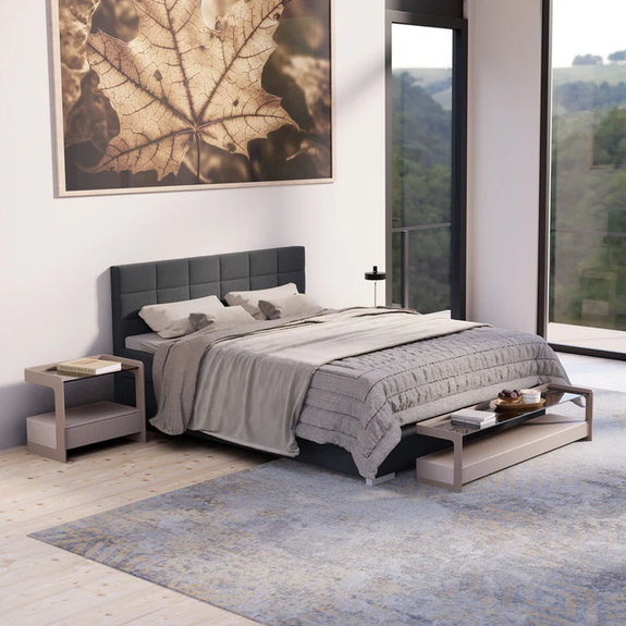 Boxspring Seattle - 180x200cm - Donkergrijs - Afbeelding 1