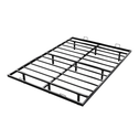 Metalen Bed Palamos - 140 x 200 cm - Incl. LED - Zwart