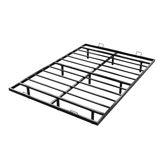 Metalen Bed Palamos - 140 x 200 cm - Incl. LED - Zwart - Afbeelding 4