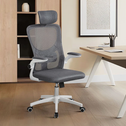 Ergonomische Bureaustoel - Baltimore - Wit / Grijs