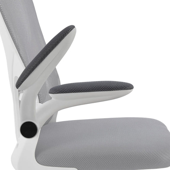 Ergonomische Bureaustoel - Baltimore - Wit / Grijs - Afbeelding 7