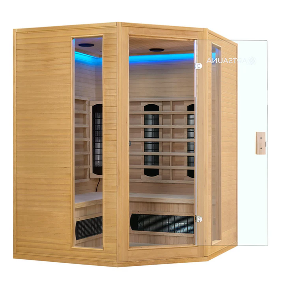 Infraroodcabine Nyborg E150K - 150x150x190cm - Dubbele Technologie - 4 personen - Afbeelding 5