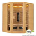 Infraroodcabine Nyborg E150K - 150x150x190cm - Dubbele Technologie - 4 personen