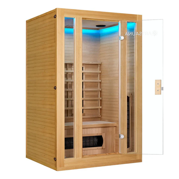 Infraroodcabine Nyborg S120K - 120x105x190 cm - Dubbele Technologie - 2 personen - Afbeelding 5