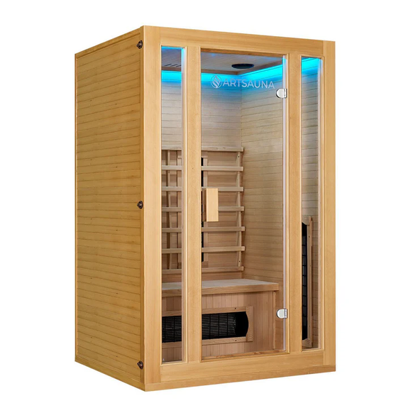 Infraroodcabine Nyborg S120K - 120x105x190 cm - Dubbele Technologie - 2 personen - Afbeelding 3