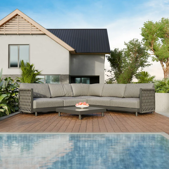 Tuinset / Loungeset - Port Royale - Antraciet - Afbeelding 2