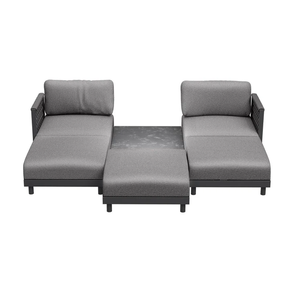 Tuinset / Loungeset - Port Royale - Antraciet - Afbeelding 6