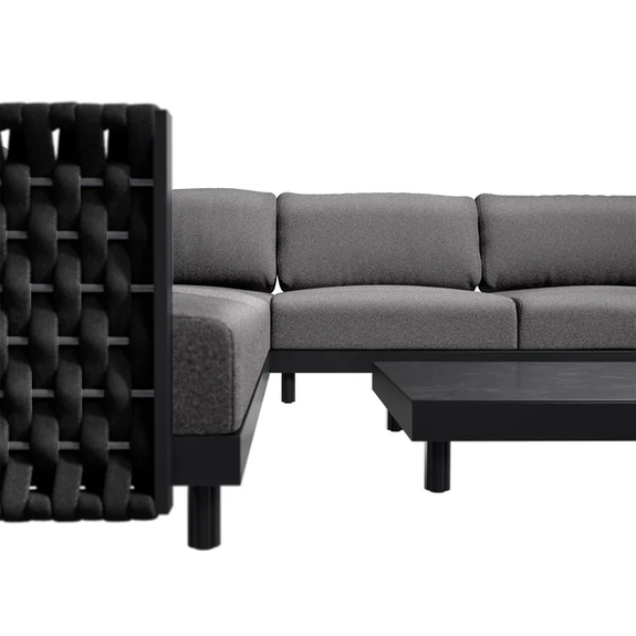 Tuinset / Loungeset - Port Royale - Antraciet - Afbeelding 3
