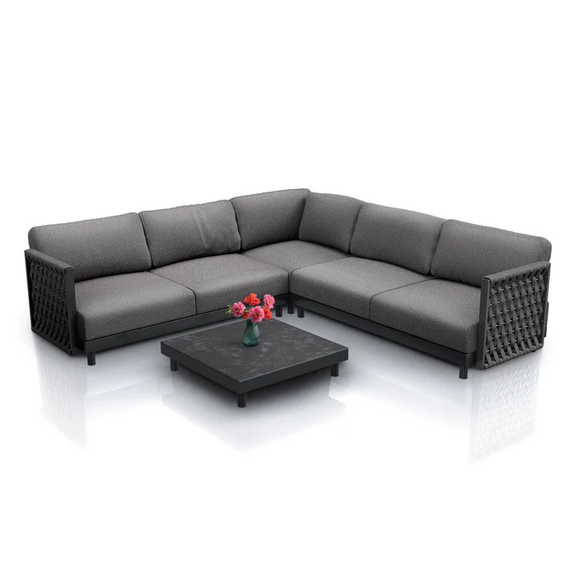Tuinset / Loungeset - Port Royale - Antraciet - Afbeelding 1