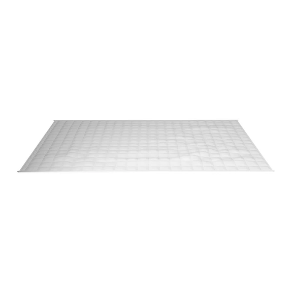 Verzwaringsdeken / Zwaartedeken / Gewichtsdeken - 135x200 cm - 7kg - Wit - Afbeelding 4