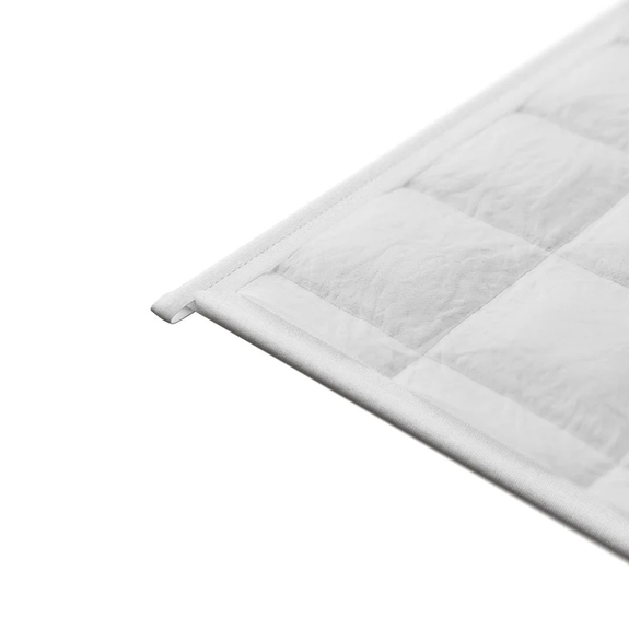 Verzwaringsdeken / Zwaartedeken / Gewichtsdeken - 135x200 cm - 7kg - Wit - Afbeelding 3