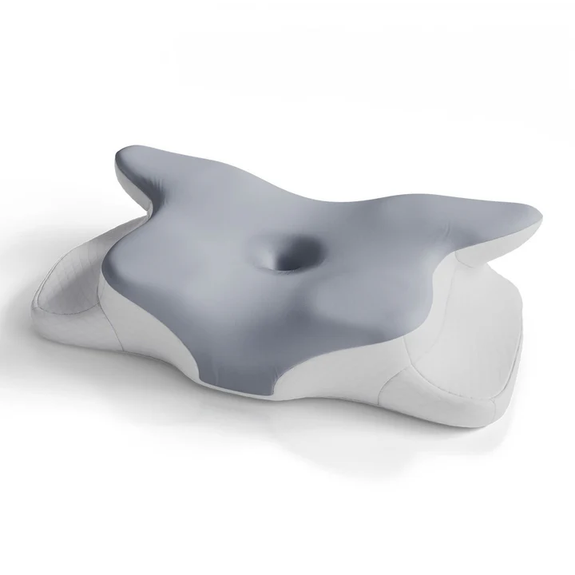 Nekkussen - Memory Foam - Wit / Grijs - Afbeelding 1