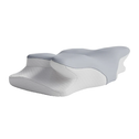 Nekkussen - Memory Foam - Wit / Grijs - Set van 2