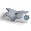 Nekkussen - Memory Foam - Wit / Grijs - Set van 2
