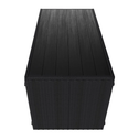 Loungeset / Tuinset Jamaica - 2-in-1 - Polyrotan - Zwart / Grijs