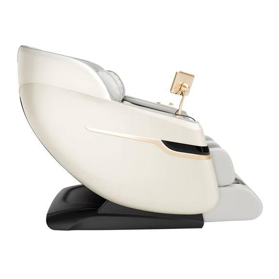 Massagestoel NAXOS - Volledige lichaamsmassagefunctie - Airbagmassagetechnologie - Wit/Grijs - Afbeelding 5