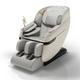 Massagestoel NAXOS - Volledige lichaamsmassagefunctie - Airbagmassagetechnologie - Wit/Grijs