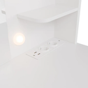 Kaptafel / Schminktafel Malia - Incl. Spiegel en LED - Wit
