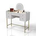 Kaptafel Samira - Incl. Spiegel en LED - Wit