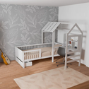 Kinderbed Yari - Incl. Tafel en Lade - Wit