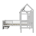 Kinderbed Yari - Incl. Tafel en Lade - Wit