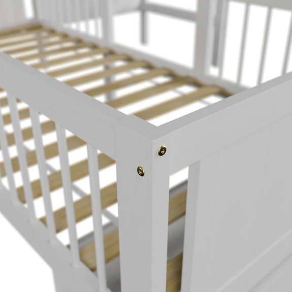 Kinderbed Yari - Incl. Tafel en Lade - Wit - Afbeelding 3