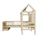 Kinderbed Yari - Incl. Tafel en Lade - Naturel